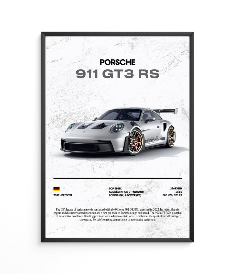 Porsche 911 GT3 RS Poster, view 2